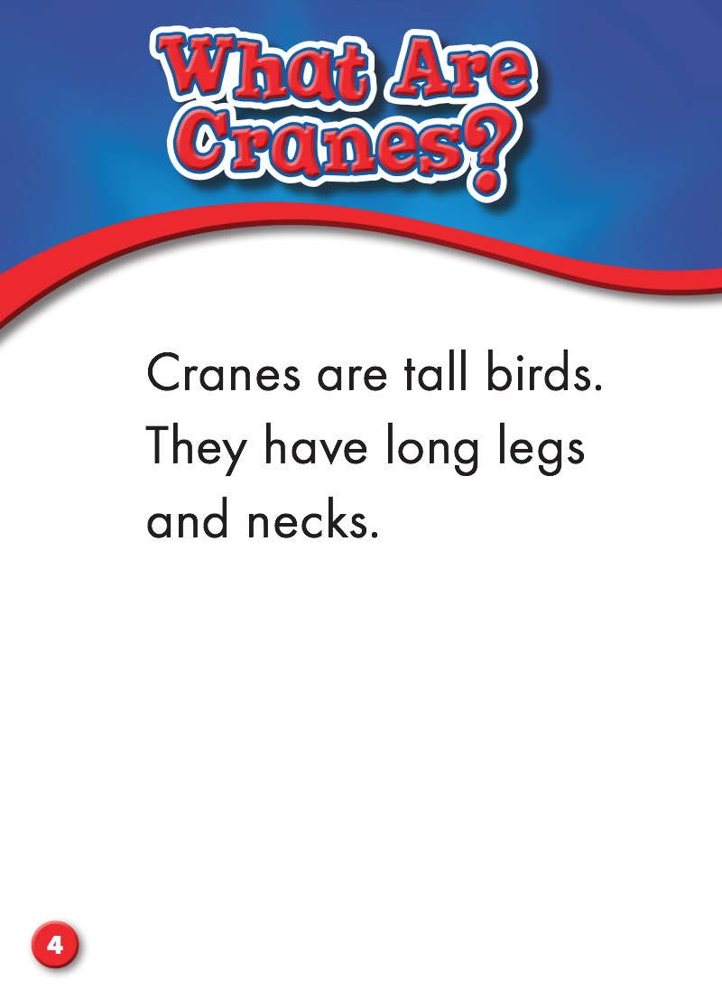 Cranes: Animal Safari — page 1