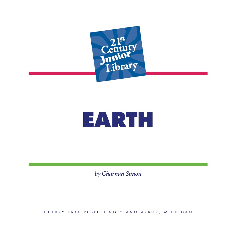 Earth book cover