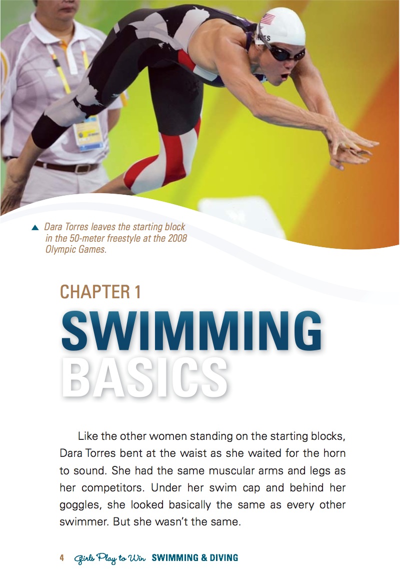 Girls Play to Win Swimming & Diving — page 1