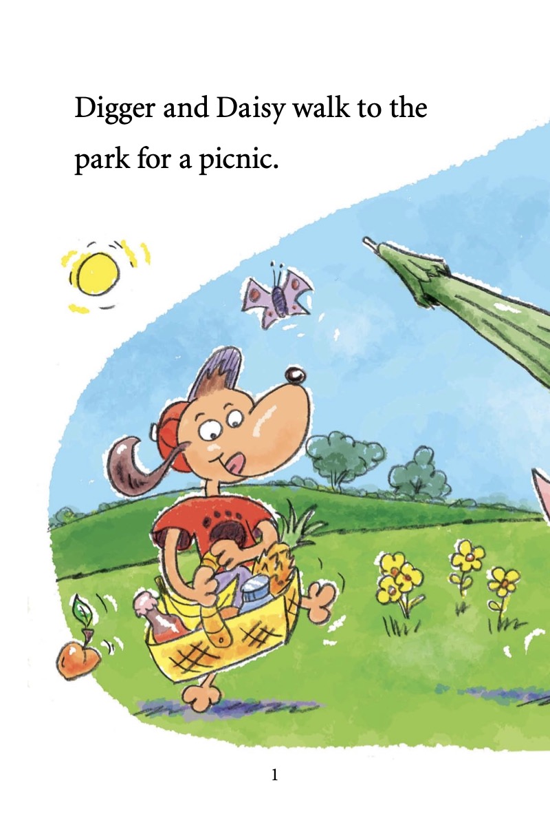 Digger and Daisy Go On a Picnic — page 1