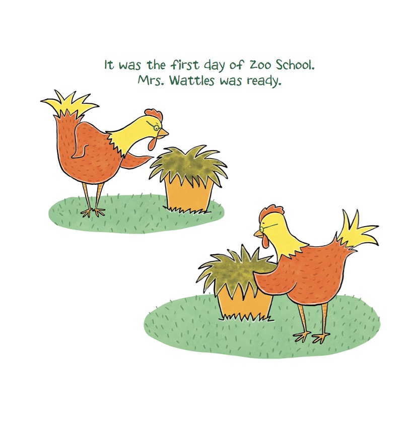 First Day at Zoo School — page 1