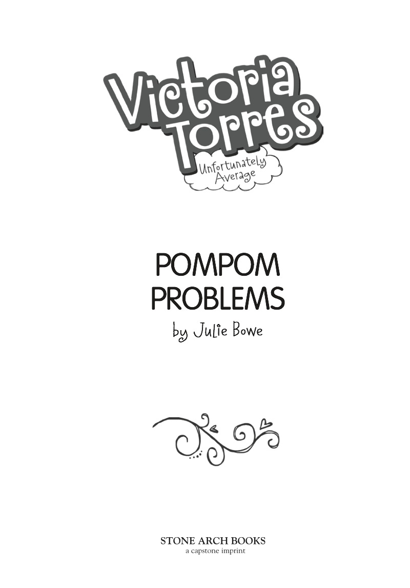 Victoria Torres, Unfortunately Average: Pompom Problems book cover