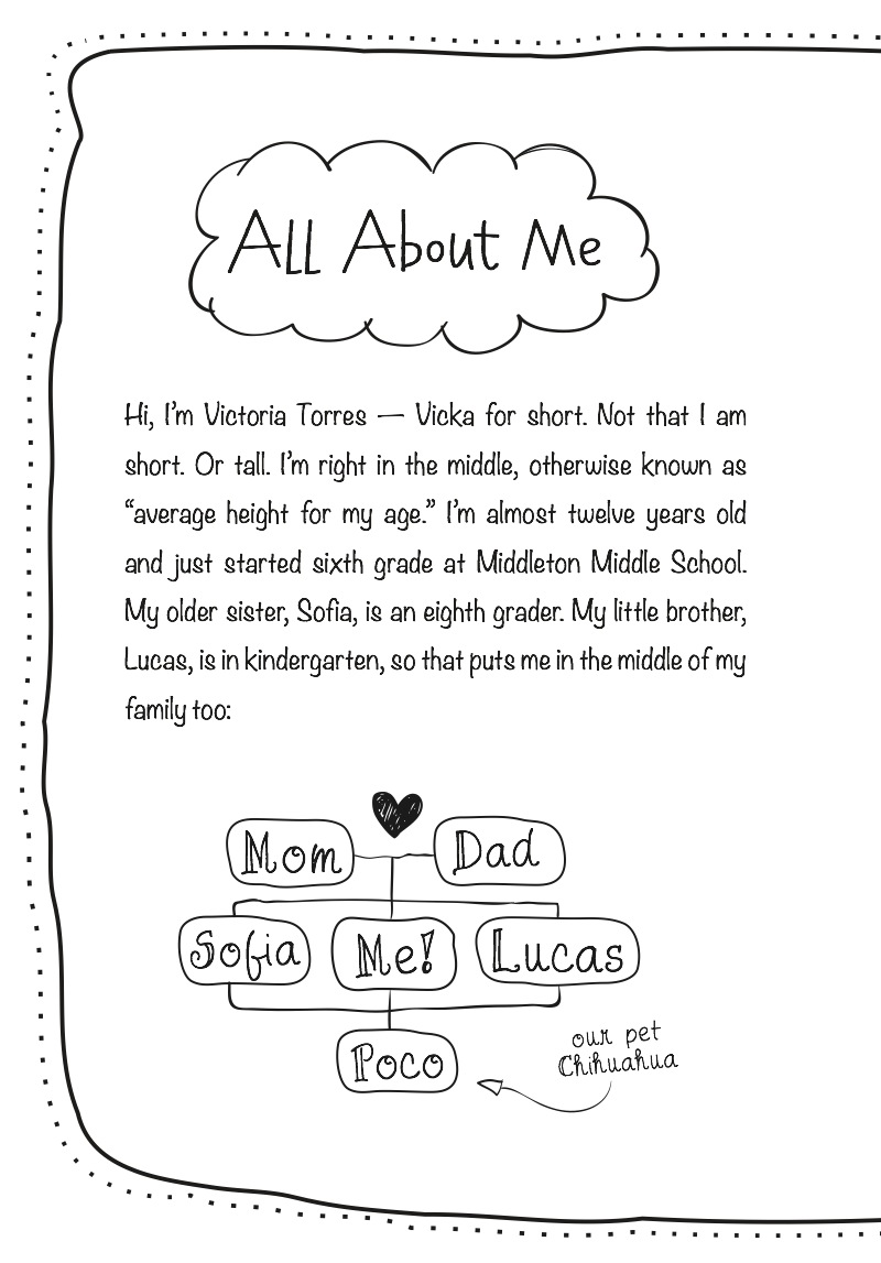 Victoria Torres, Unfortunately Average: Pompom Problems — page 1