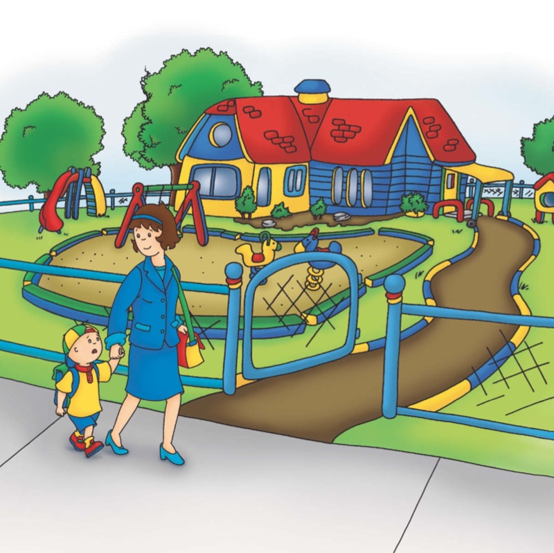 Caillou: My Day Care Friends — page 1