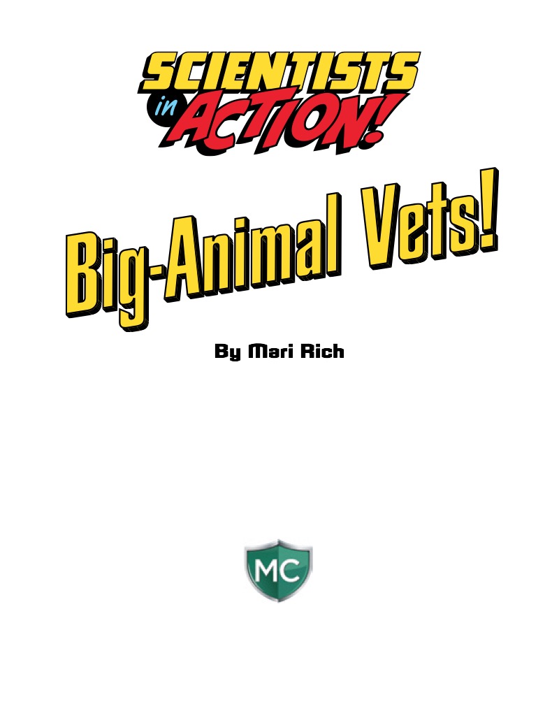 Big Animal Vets! book cover