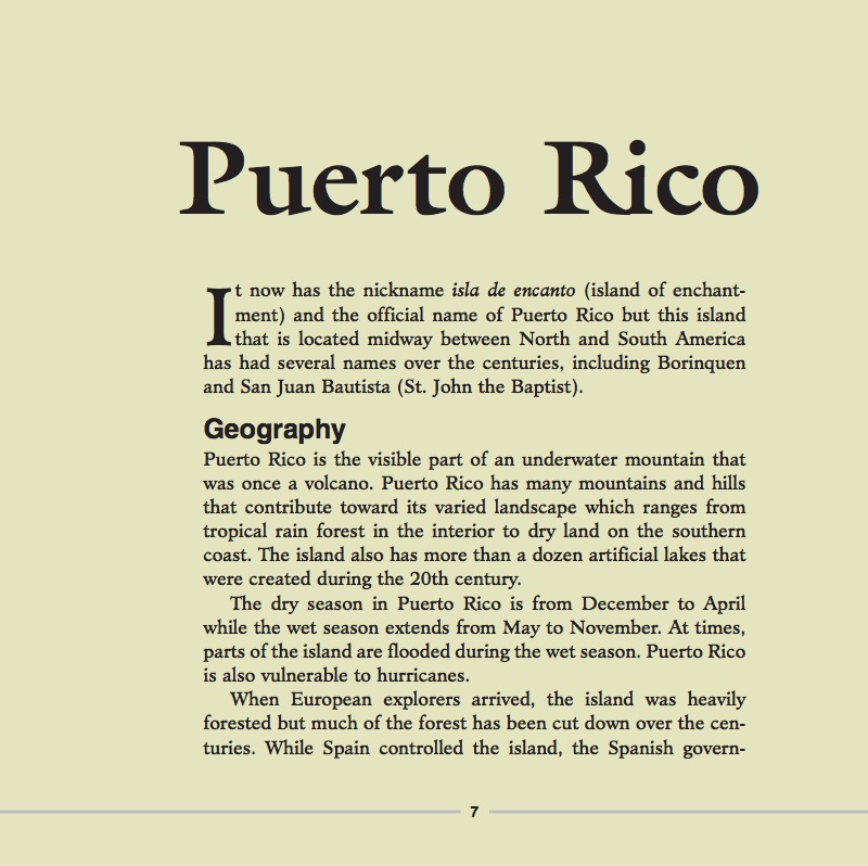 U.S. Territories and Possessions — page 1