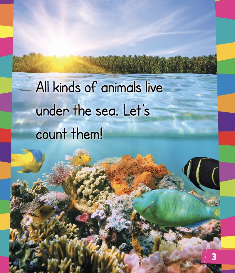 Under The Sea 1,2,3: An Ocean Counting Book book cover