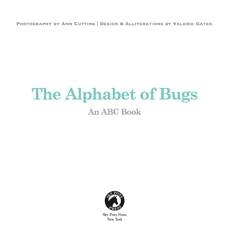 The Alphabet of Bugs book cover