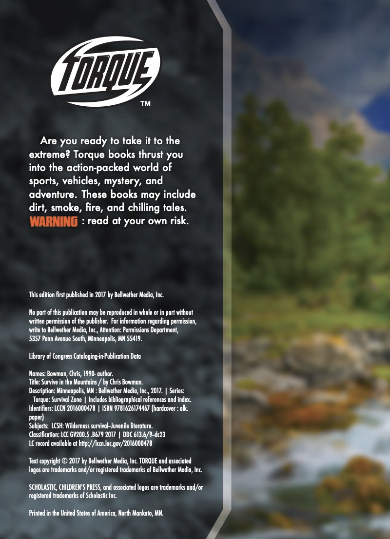 Survive in the Mountains — page 1