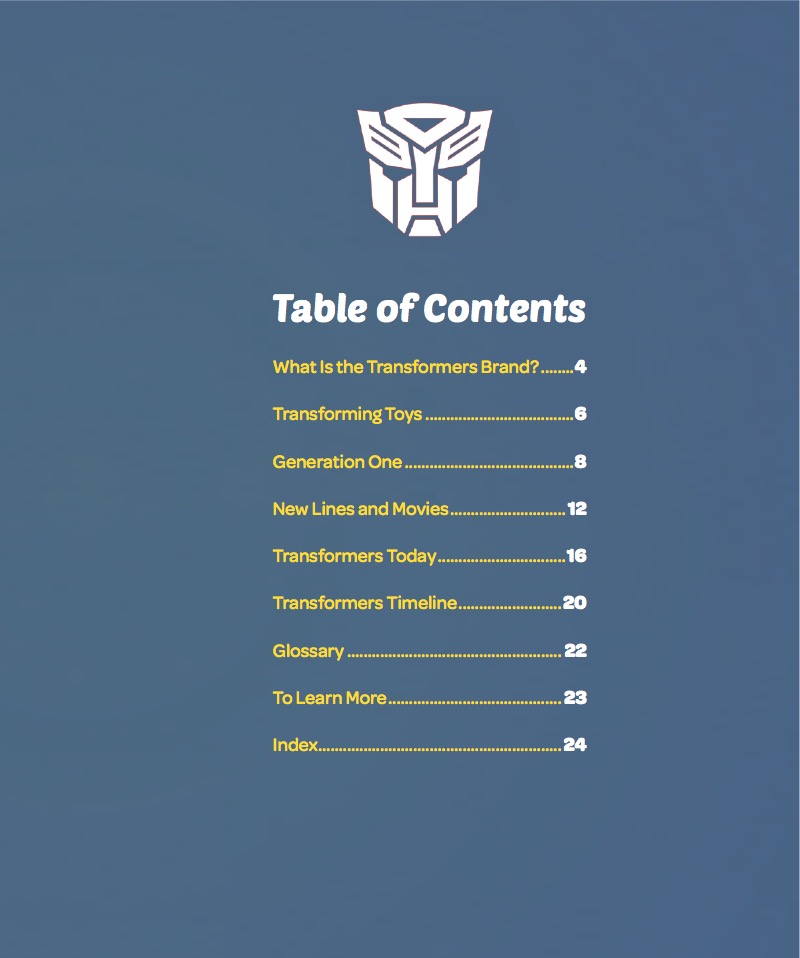 Brands We Know: Transformers book cover
