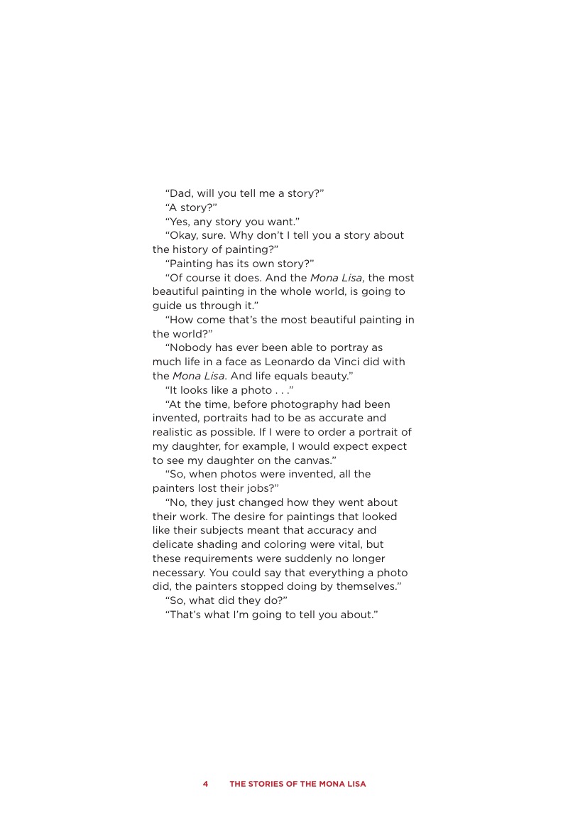 The Stories of the Mona Lisa: An Imaginary Museum Tale about the History of Modern Art — page 1