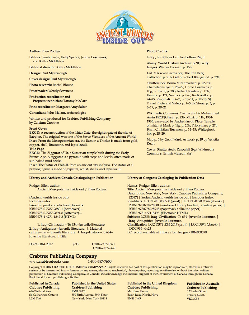 Ancient Mesopotamia Inside Out — page 1