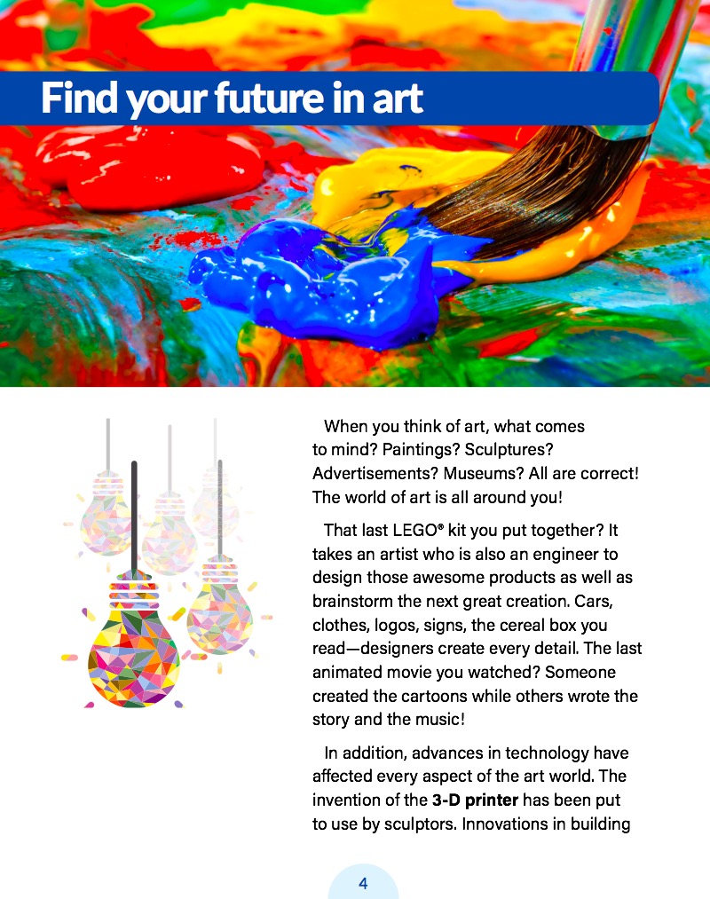Find Your Future in Art — page 1
