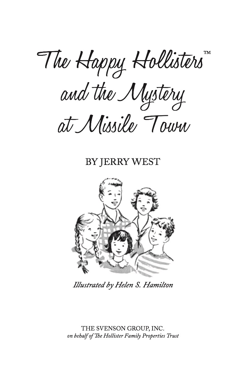 The Happy Hollisters and the Mystery at Missile Town book cover