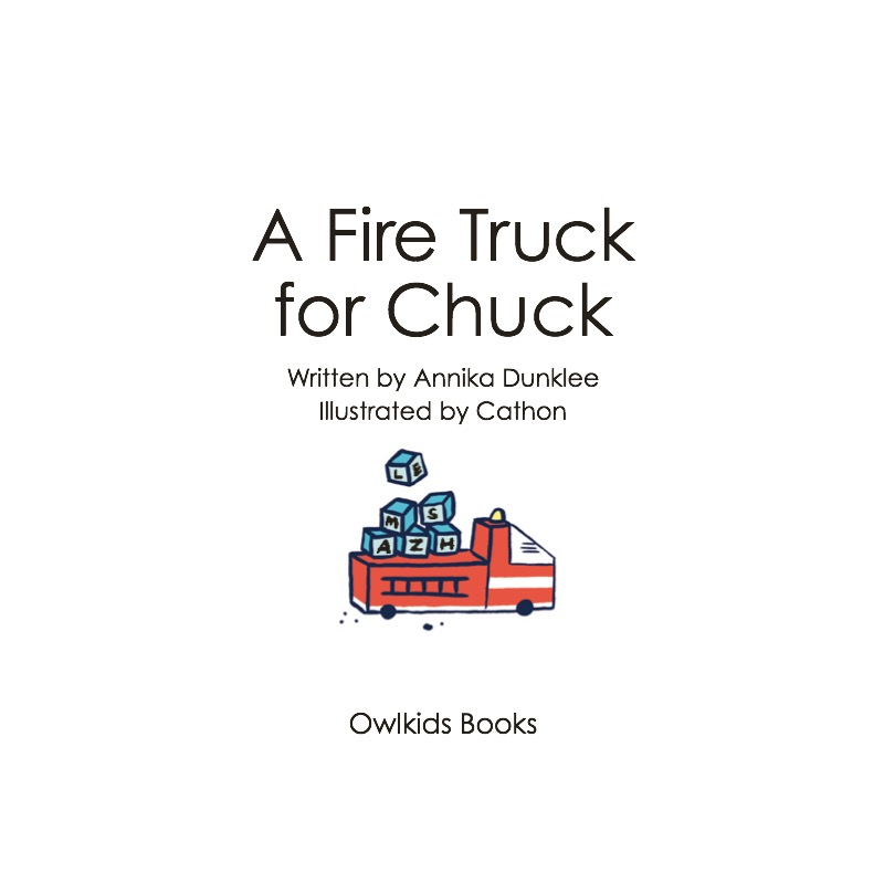 A Fire Truck for Chuck book cover