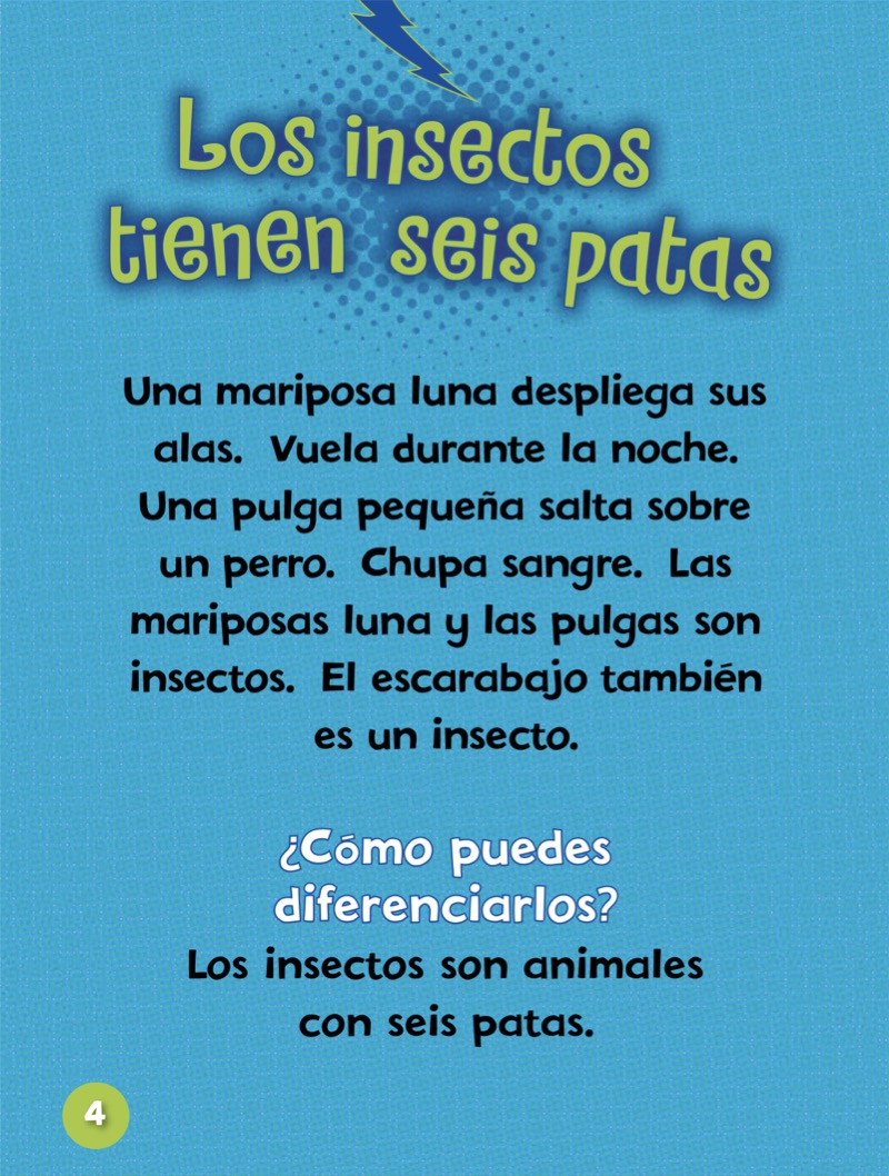 ¿Sabes algo sobre insectos? (Do You Know about Insects?) — page 1