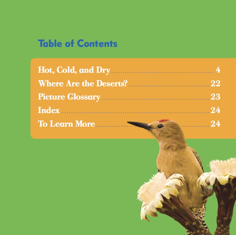 Deserts book cover