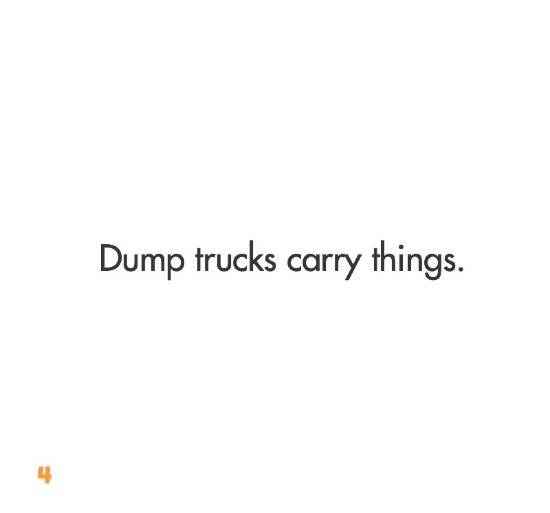 Big Machines: Dump Trucks — page 1