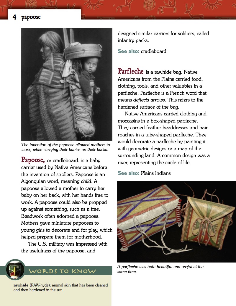 Native American Encyclopedia Papoose To Rosebud Reservation — page 1