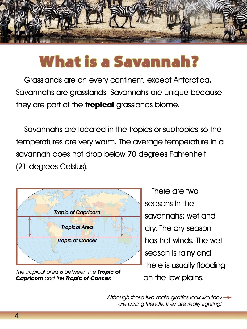 Savannahs — page 1