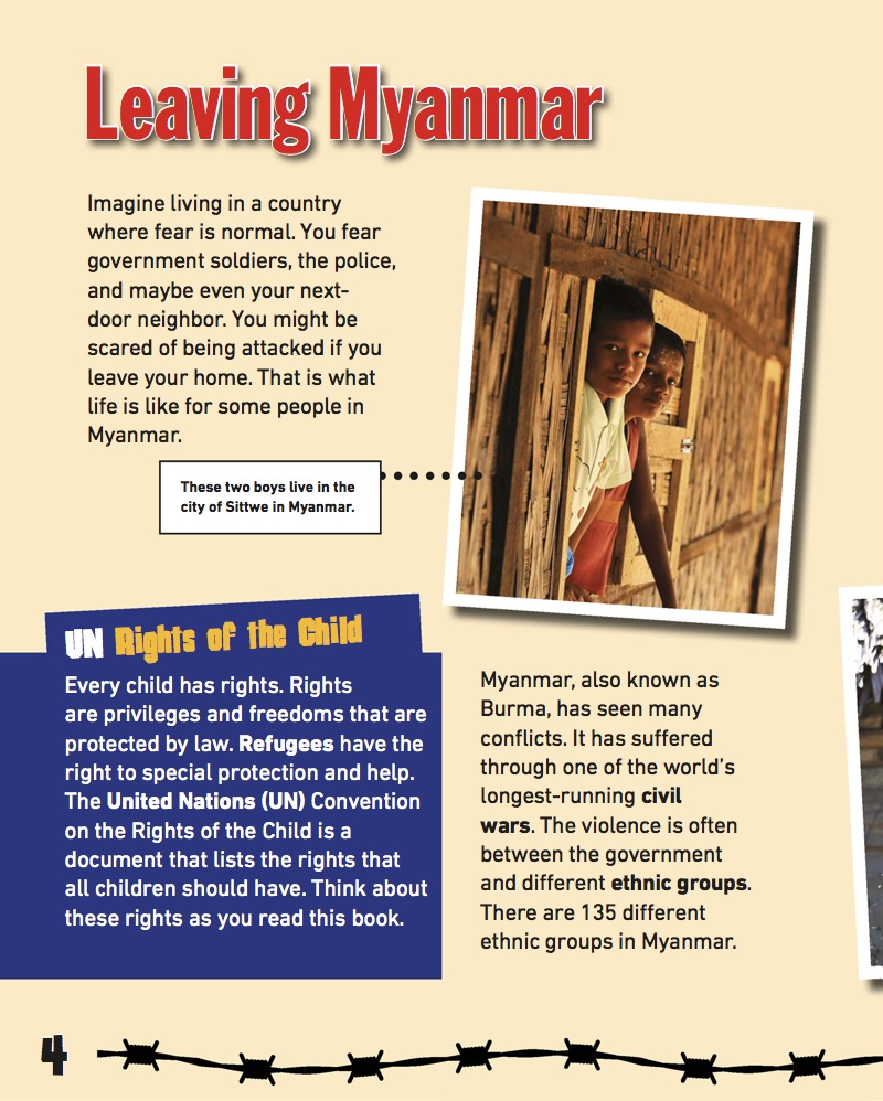 A Refugee's Journey From Myanmar — page 1