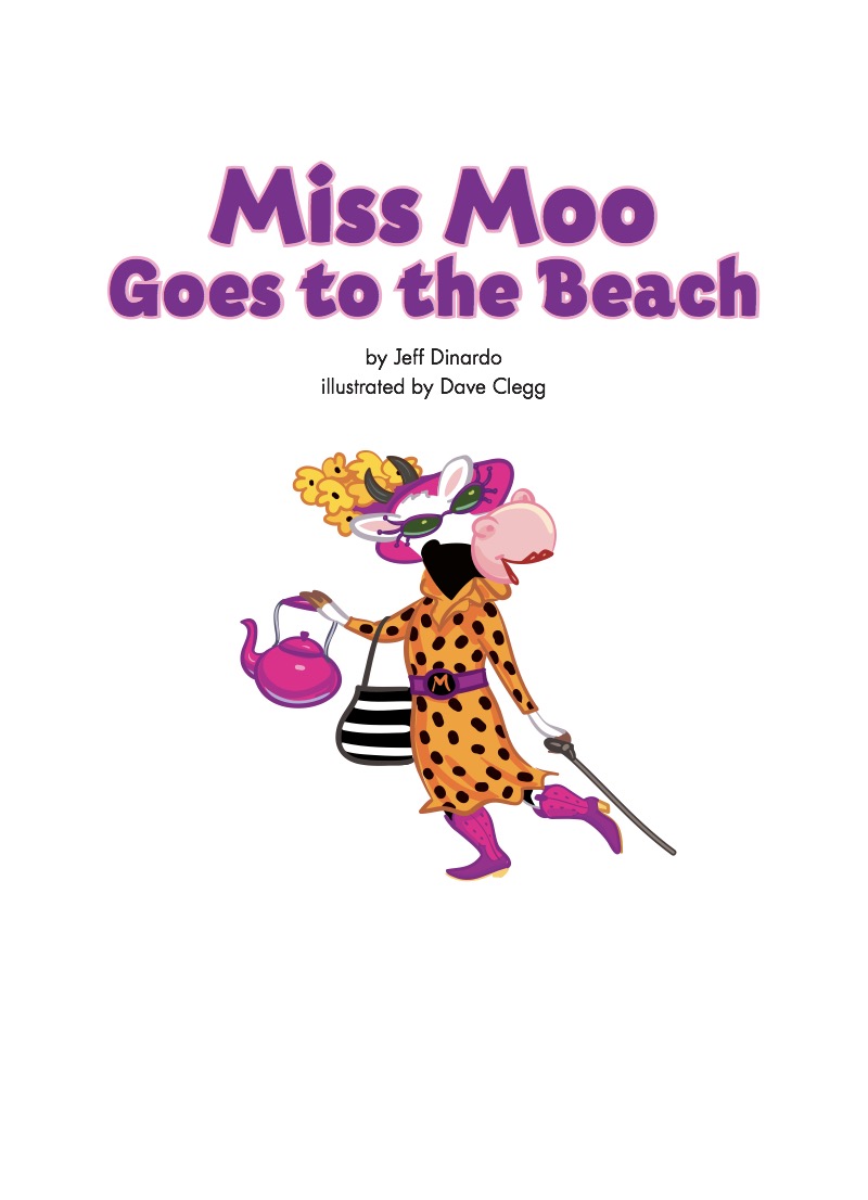 Miss Moo Goes to the Beach book cover