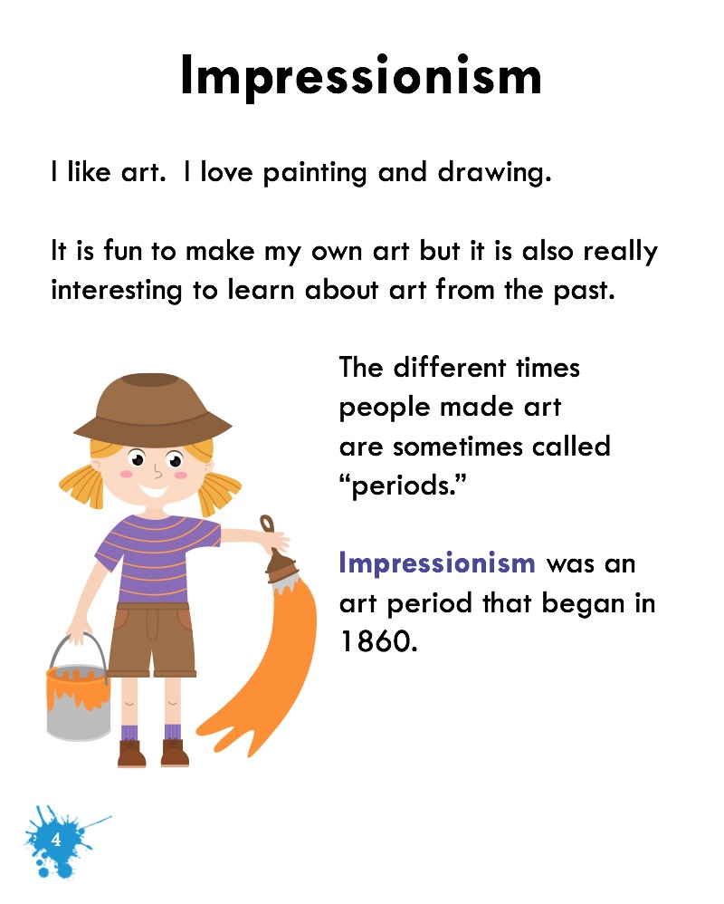 I Like Art: Impressionism — page 1