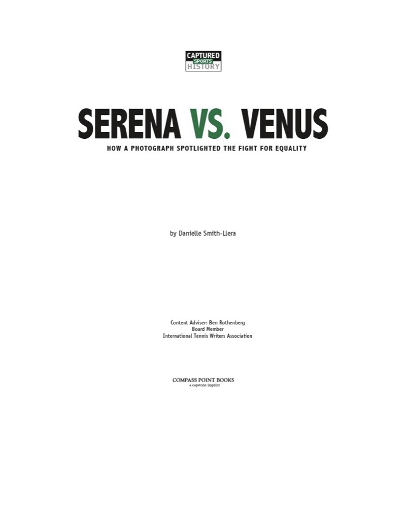 Serena vs. Venus: How a Photograph Spotlighted the Fight for Equality book cover