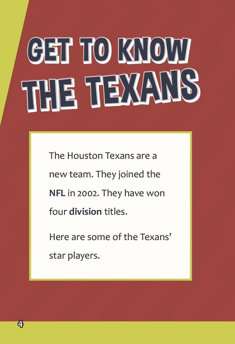 Houston Texans — page 1