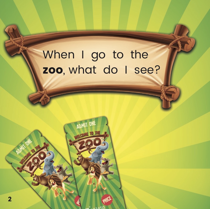 When I Go to the Zoo, What Do I See? — page 1