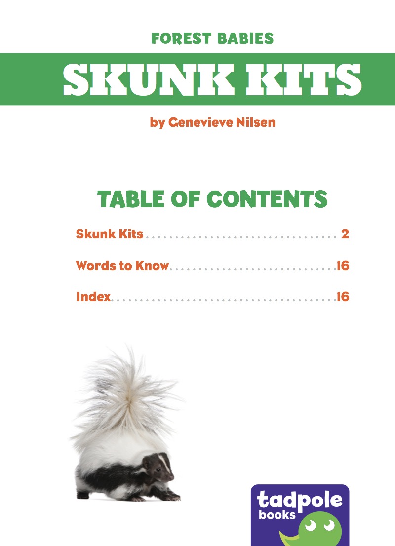 Skunk Kits book cover