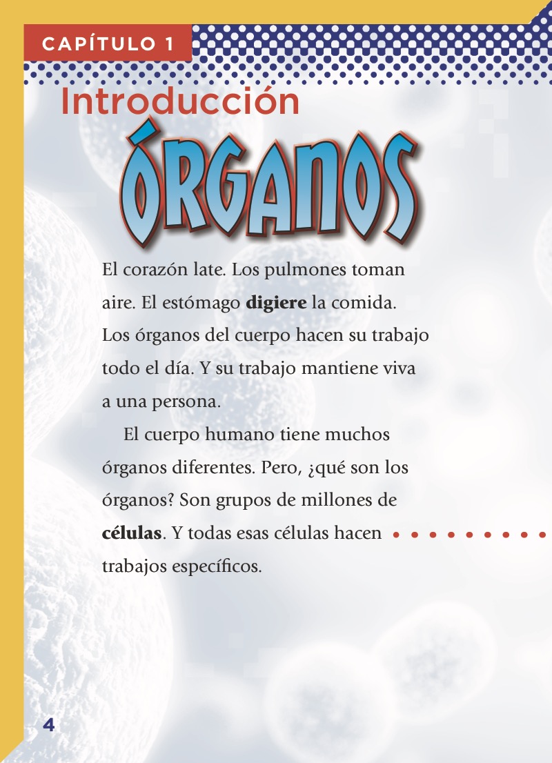 Los Órganos Principales — page 1