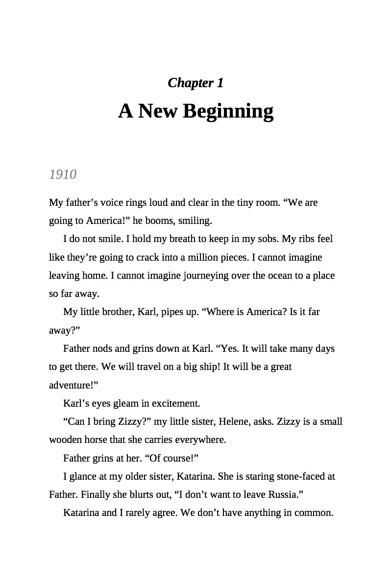 Emma's New Beginning — page 1