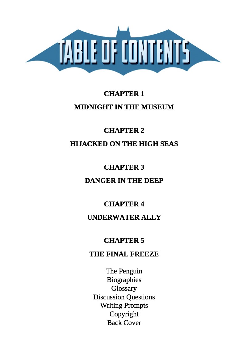 The Dark Knight: Batman vs. the Penguin — page 1