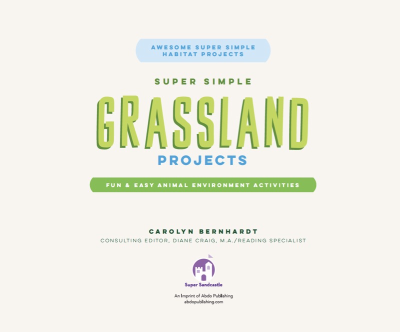 Super Simple Grassland Projects: Fun & Easy Animal Environment Activities book cover