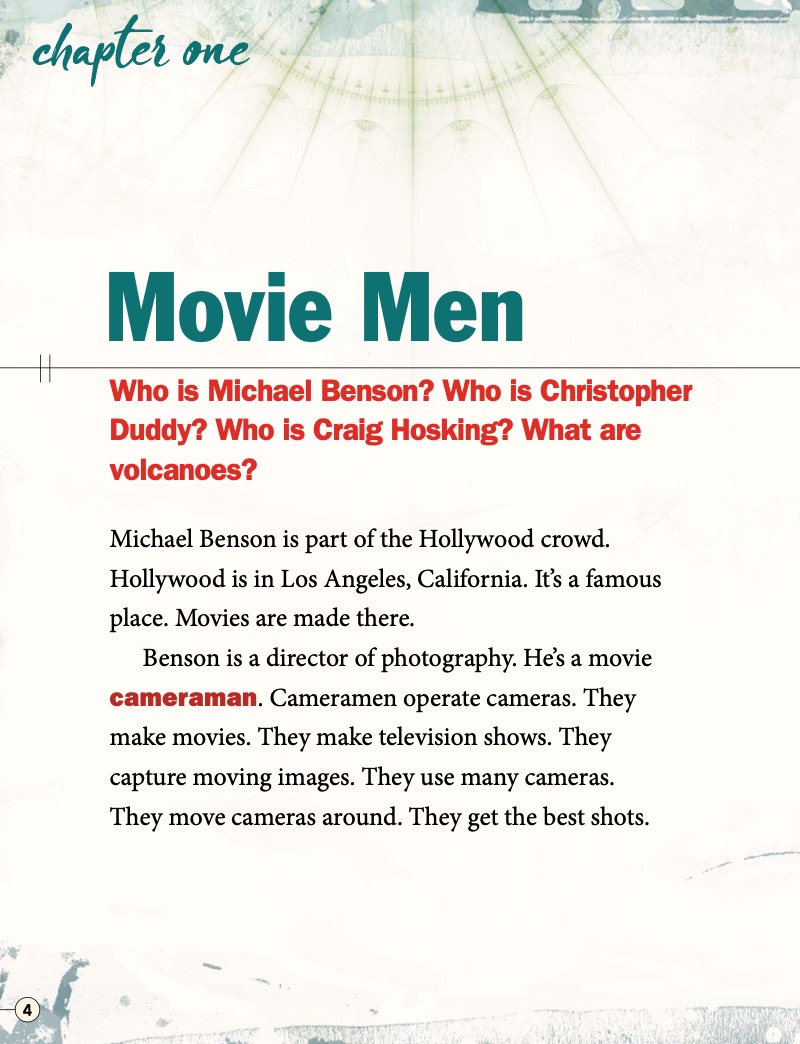 Michael Benson: Trapped in a Volcano — page 1
