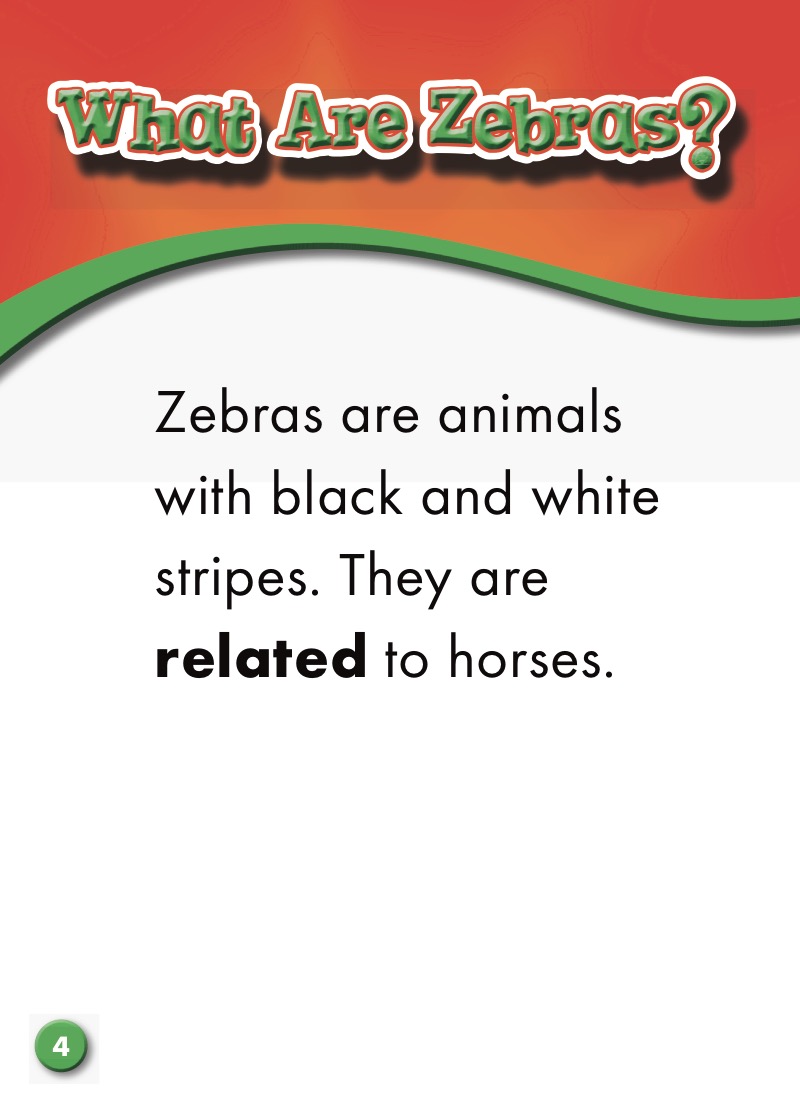 Zebras: Animal Safari — page 1