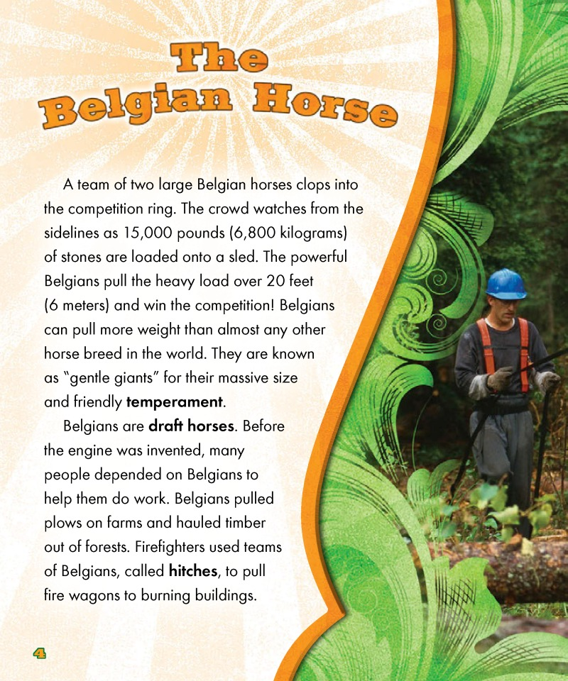 The Belgian Horse — page 1