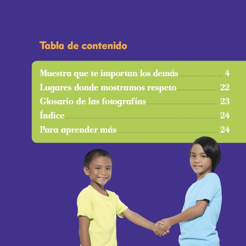 Construyendo el carácter: Mostrar respeto book cover