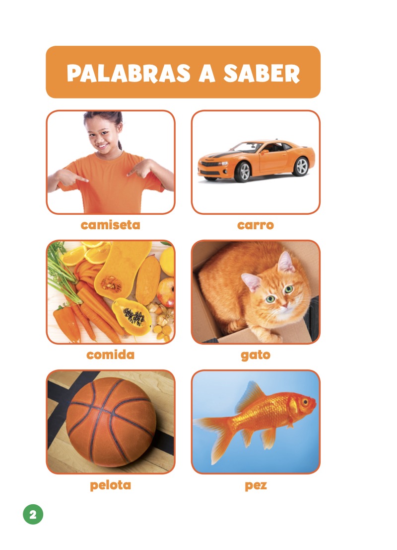 Diversión con colores: Anaranjado — page 1