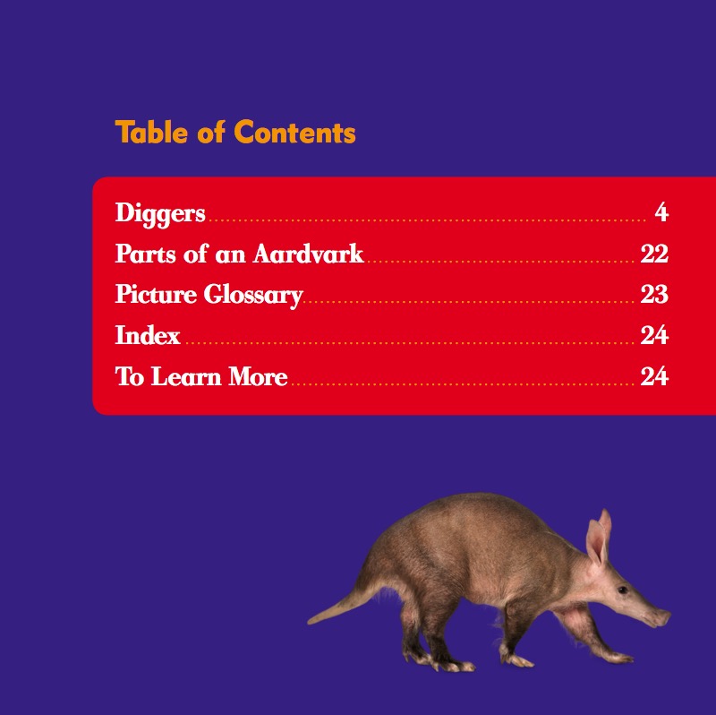 My First Animal Library: Aardvarks book cover