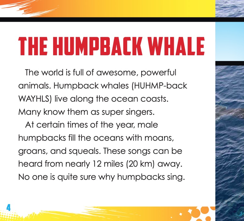 Humpback Whales: Super Singers — page 1