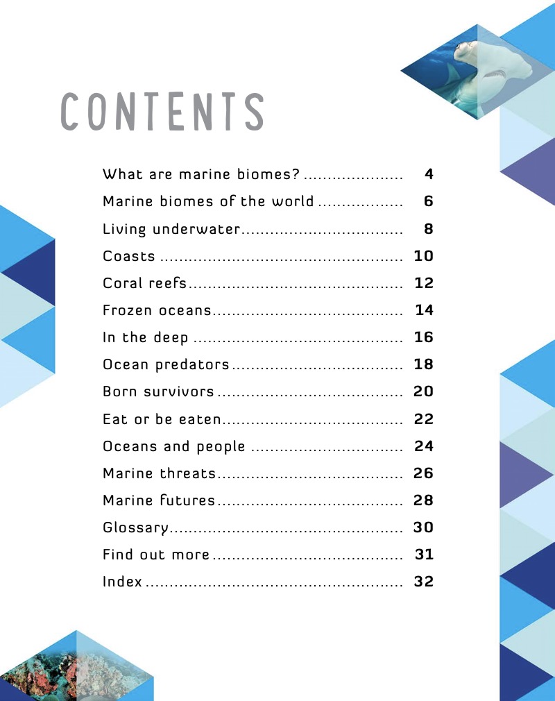 Marine Biomes book cover