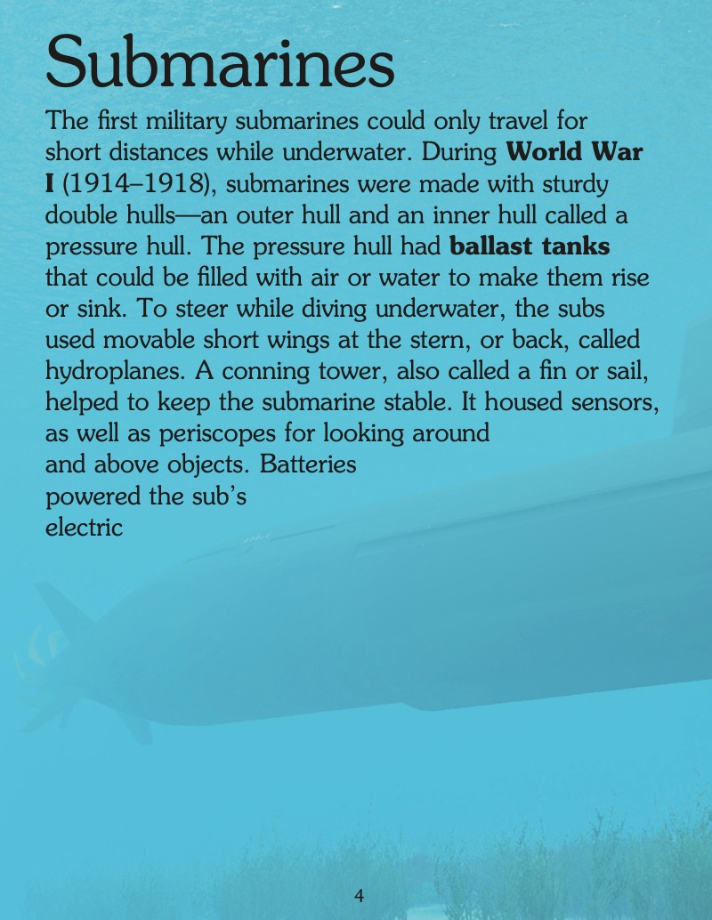 War Machines: Submarines — page 1