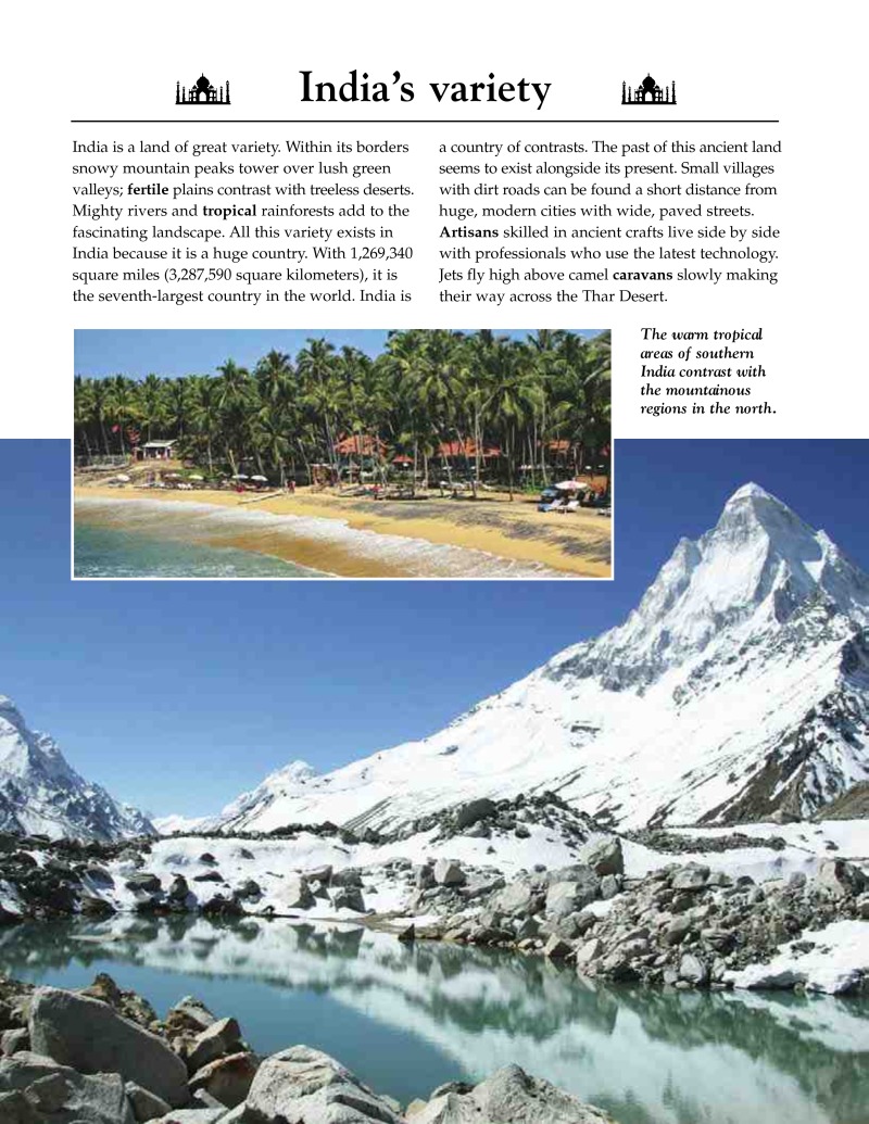 India: The Land — page 1