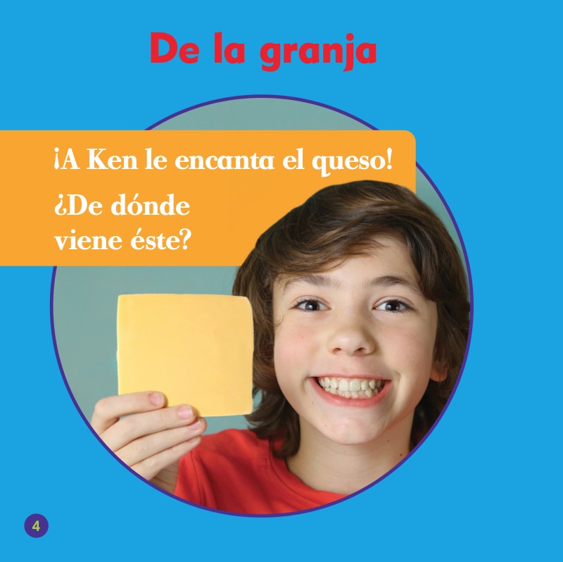 De la vaca al queso (From Cow to Cheese) — page 1