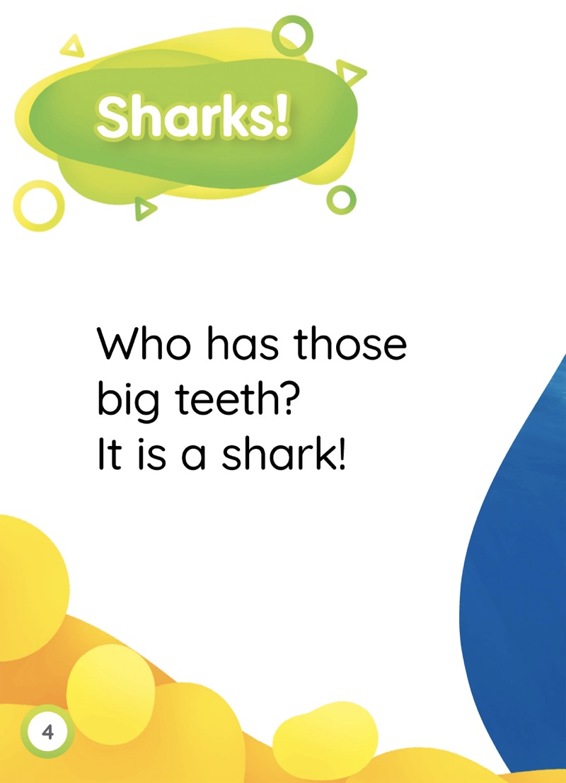 Ocean Animals: Sharks — page 1