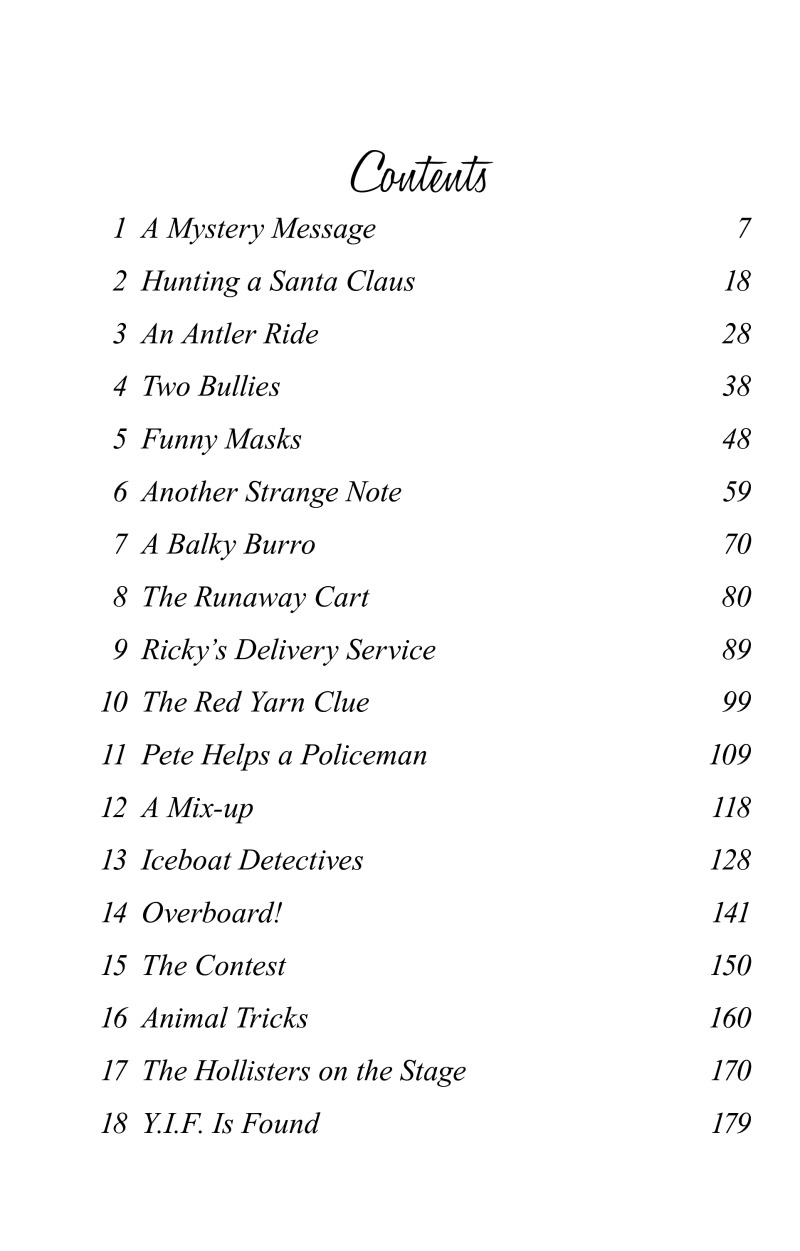 The Happy Hollisters and the Trading Post Mystery — page 1