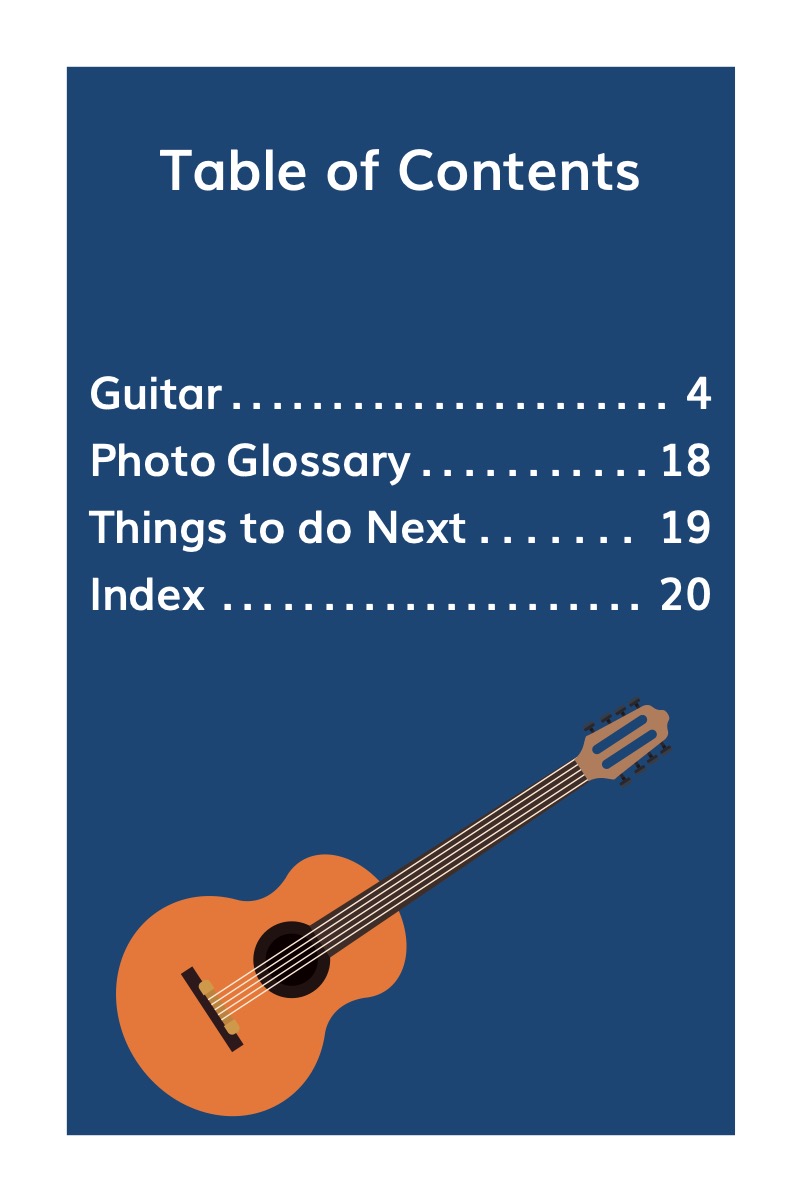 Discover Musical Instruments: Guitar book cover