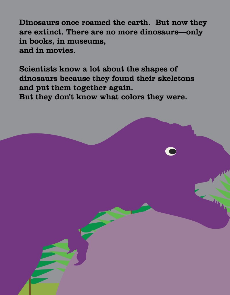What Color Is a Dinosaur? — page 1